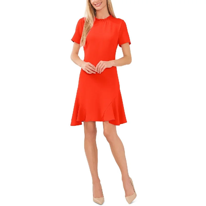 Today Only summer dressWomens U-Neck Solid Midi Dress