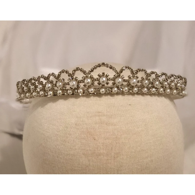 casual day dressCrystal Tiara Veil