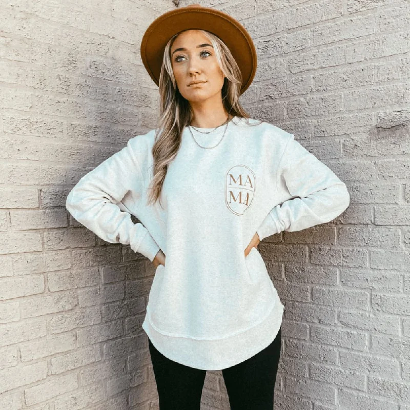 Hurry In fashionable gym hoodieMama Corner Crewneck