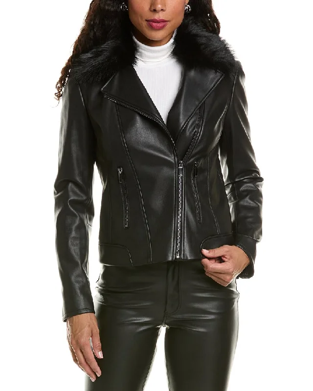 Blowout Deals Elie Tahari Moto Jacket