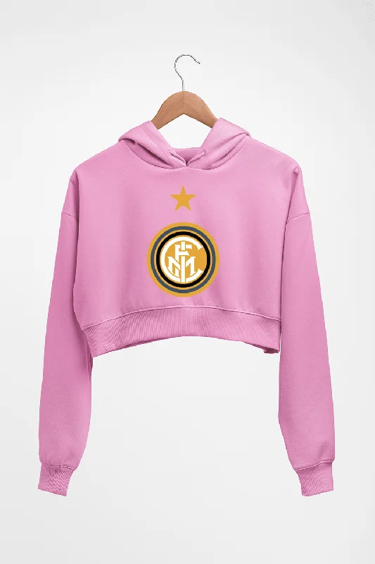 Super Deal comfortable stylish hoodieInter Milan Crop HOODIE FOR WOMEN