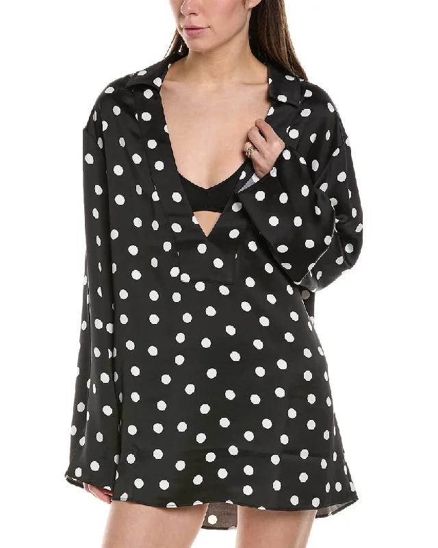 Special Promotion long sleeve dressWeWoreWhat Caftan Shirtdress