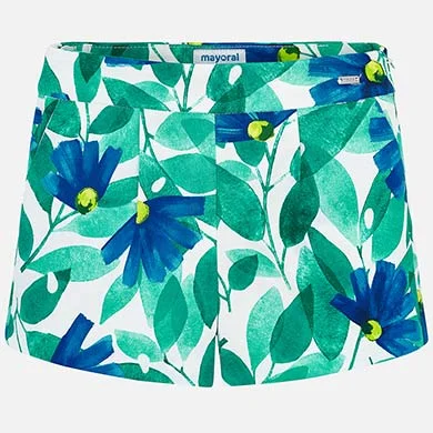 ruched dressFlower shorts