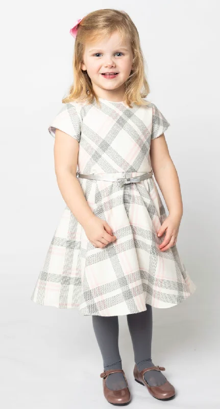 elegant dressLuli and Me Plaid Girl Dress