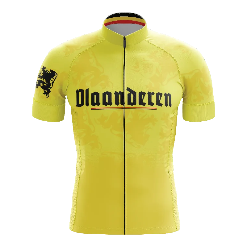 Special Offer trendy gym wear hoodieVlaanderen Flanders S1 Short Sleeve Cycling Jersey