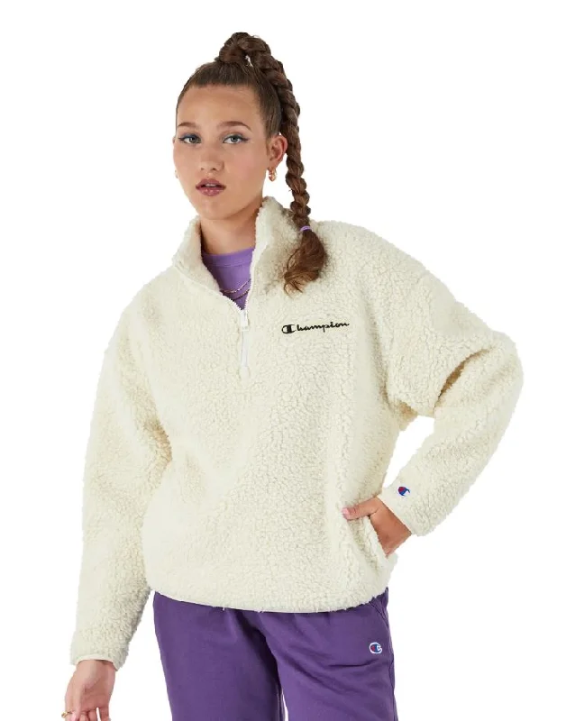 stylish training hoodieChampion W Sherpa 1/4 Zip