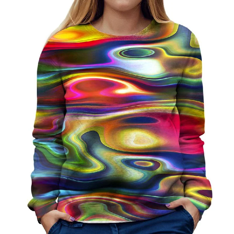 Closeout Sale trendy sports sweatshirtSwirly Womens Sweatshirt
