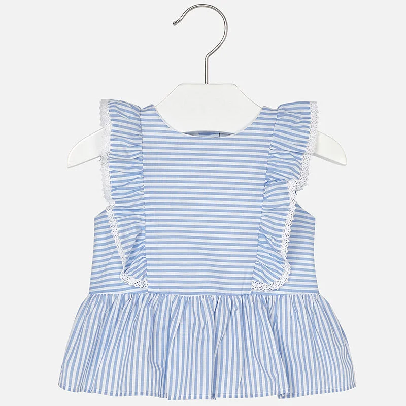 pleated dressMayoral Striped blouse