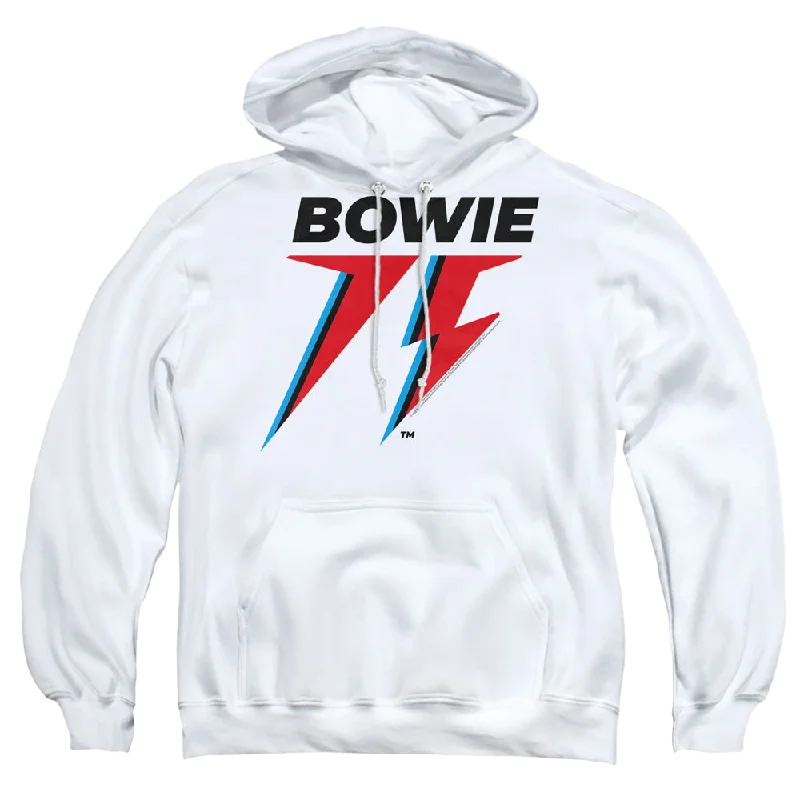 oversized hoodieoversized hoodieDavid Bowie Bowie 75 Logo - Pullover Hoodie