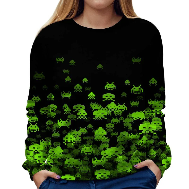 Unmissable Offer trendy gym wear hoodieInvaded Womens Sweatshirt
