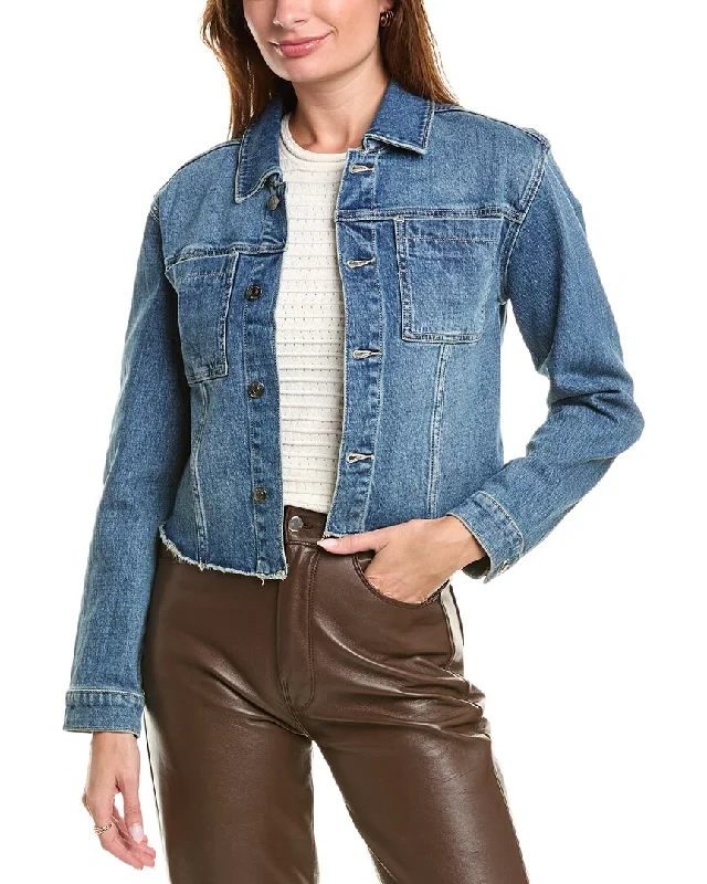 Members Only Hudson Jeans Micro Crop Jacket