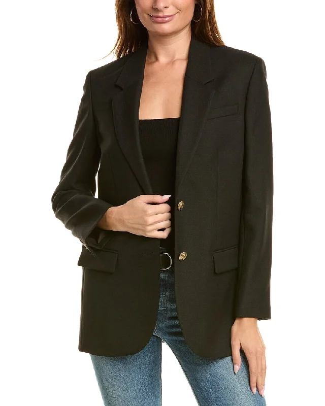 soft shell coatThe Kooples Wool-Blend Blazer