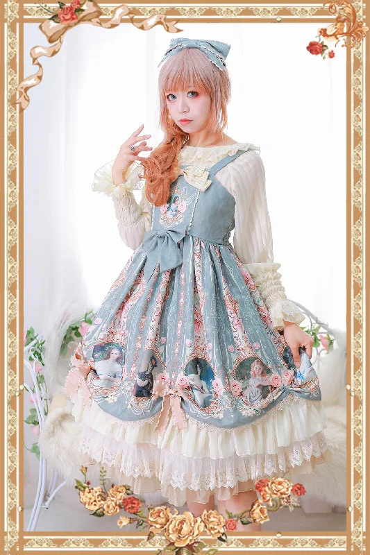 Doorbuster Deal cocktail party dressInfanta~Portrait of a Little Lady~Lovely Lolita Jumper Dress Doorbuster Deal cocktail party dressInfanta~Portrait of a Little Lady~Lovely Lolita Jumper Dress