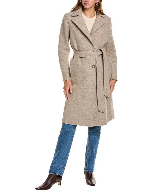 Final Clearance Cinzia Rocca Icons Long Wool Trench Coat