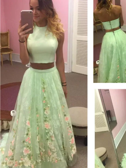 Final Markdown Two Piece Prom Dresses Scoop Aline Short Train Lace Tulle Sage Prom Dress JKL735 Final Markdown Two Piece Prom Dresses Scoop Aline Short Train Lace Tulle Sage Prom Dress JKL735
