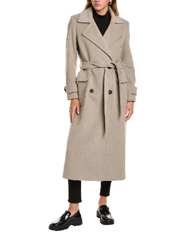 Exclusive Savings Cinzia Rocca Icons Long Wool & Cashmere-Blend Trench Coat