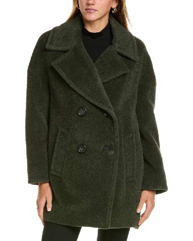 New Markdowns Cinzia Rocca Icons Medium Wool & Alpaca-Blend Coat