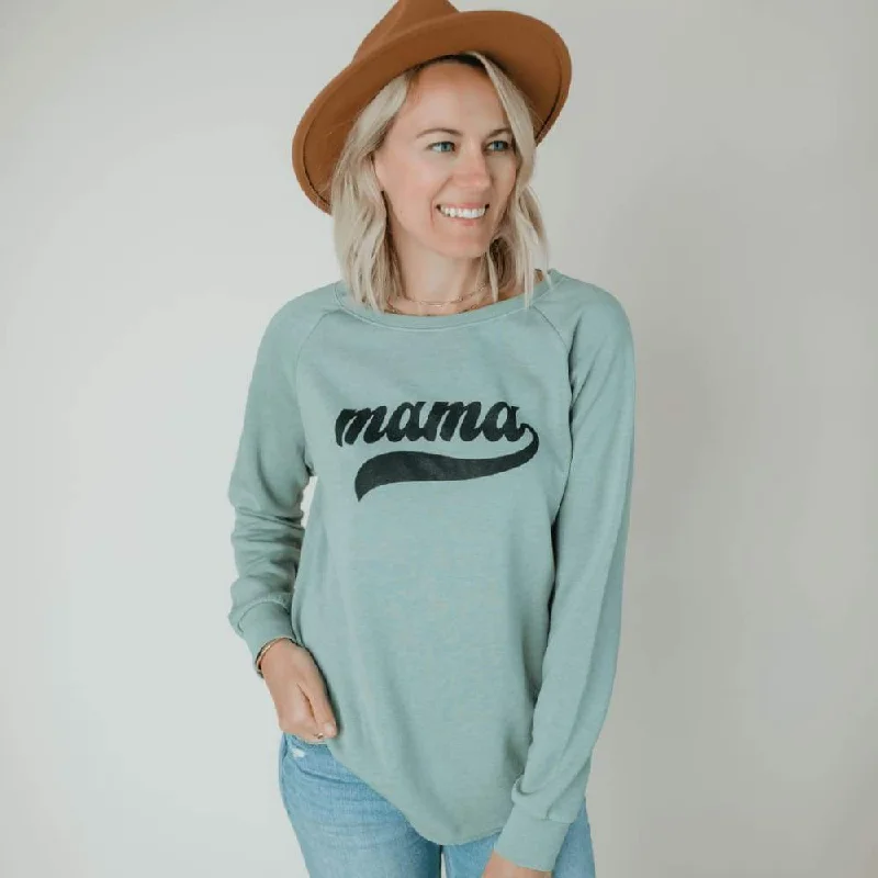 Best Bargains graphic gym sweatshirtMama Crew