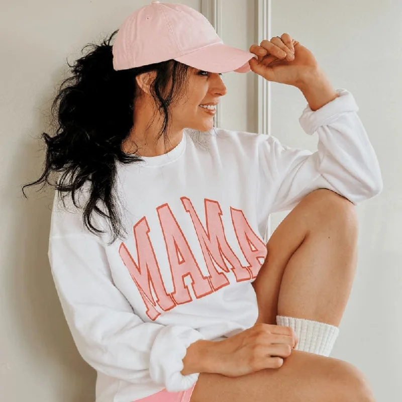 trendy fitness sweatshirtNeutral Mama Sweatshirt - White