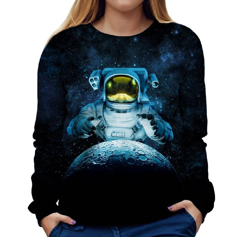 Limited Time functional sports hoodieReach For The Moon Womens Sweatshirt
