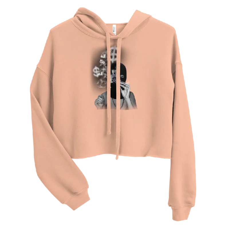 Sale Event warm hooded jacketBlowin' Money Crop Hoodie