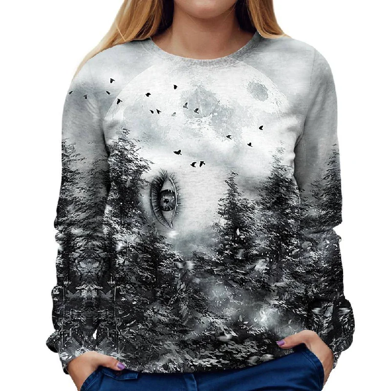 Markdowns minimalist gym sweatshirtThe Watcher Womens Sweatshirt