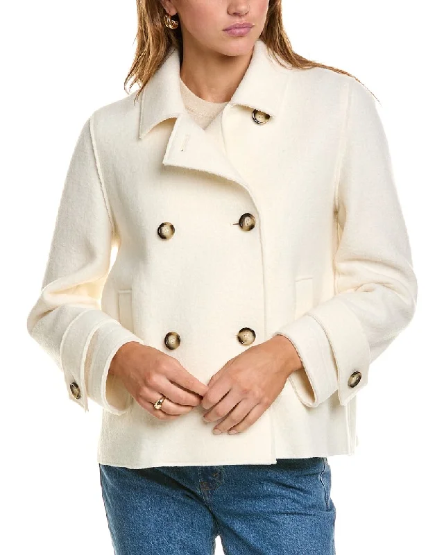 Discount Deals Cinzia Rocca Icons Wool Moto Jacket
