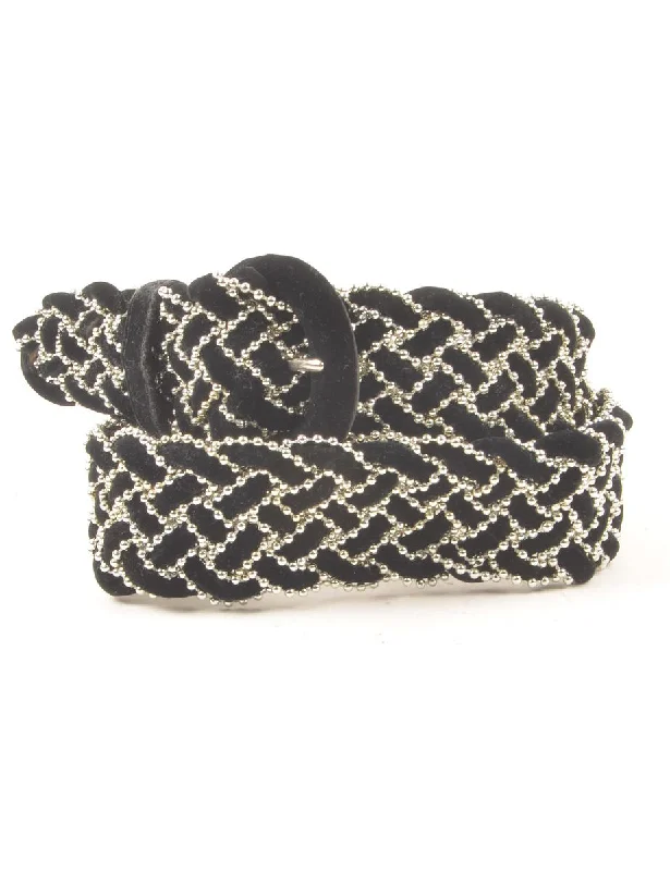 Crazy Deals Beaded Fashion Belt - M