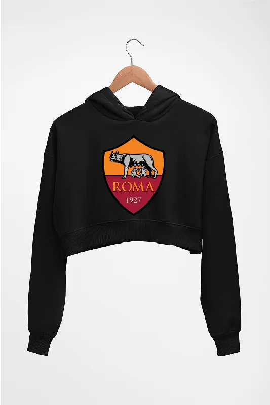 Massive Deals comfy athletic hoodieA.S. Roma Crop HOODIE FOR WOMEN
