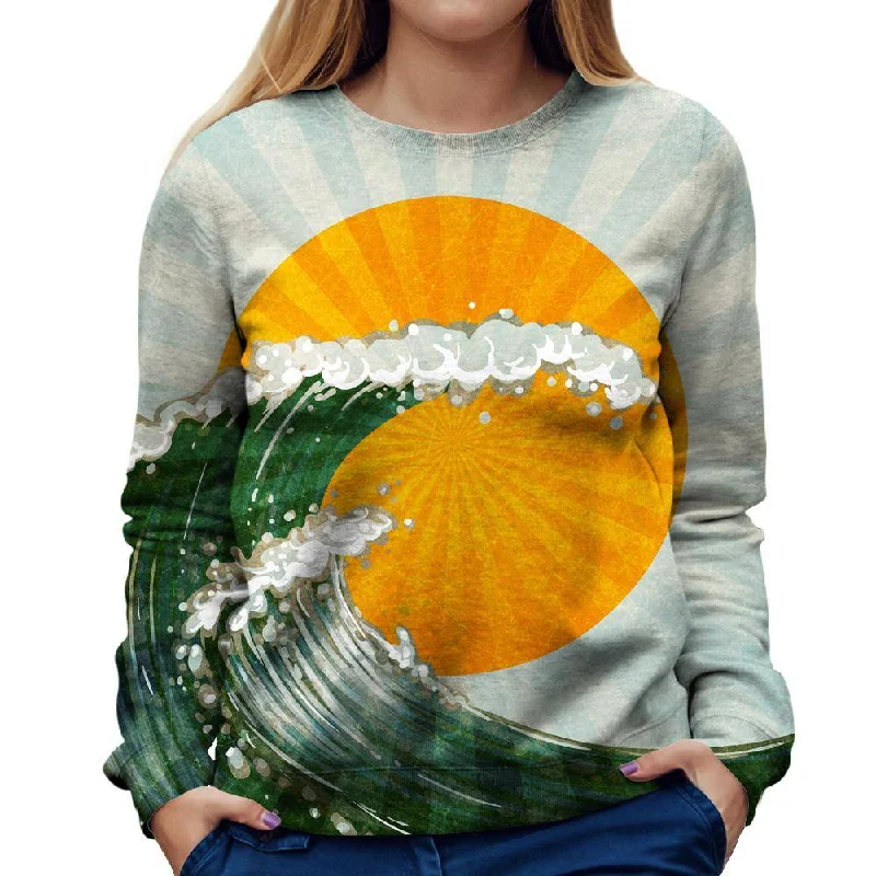 Holiday Sale urban workout sweatshirtThe Wave Womens Sweatshirt