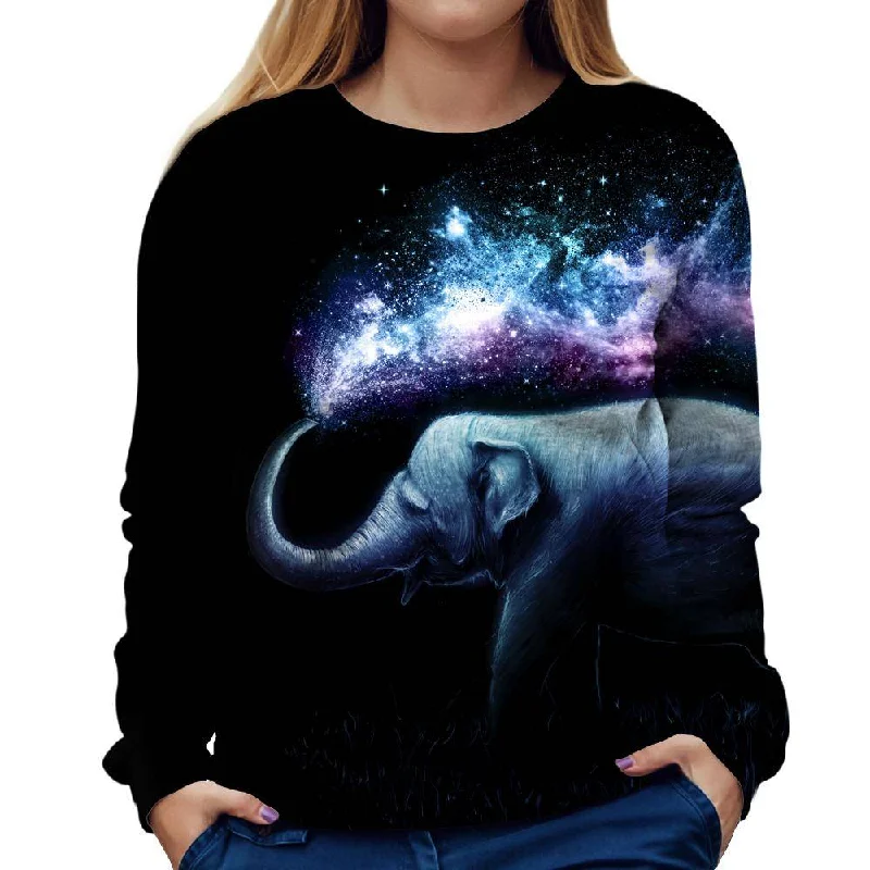 Quick Sale modern sports hoodieElephant Splash Womens Sweatshirt