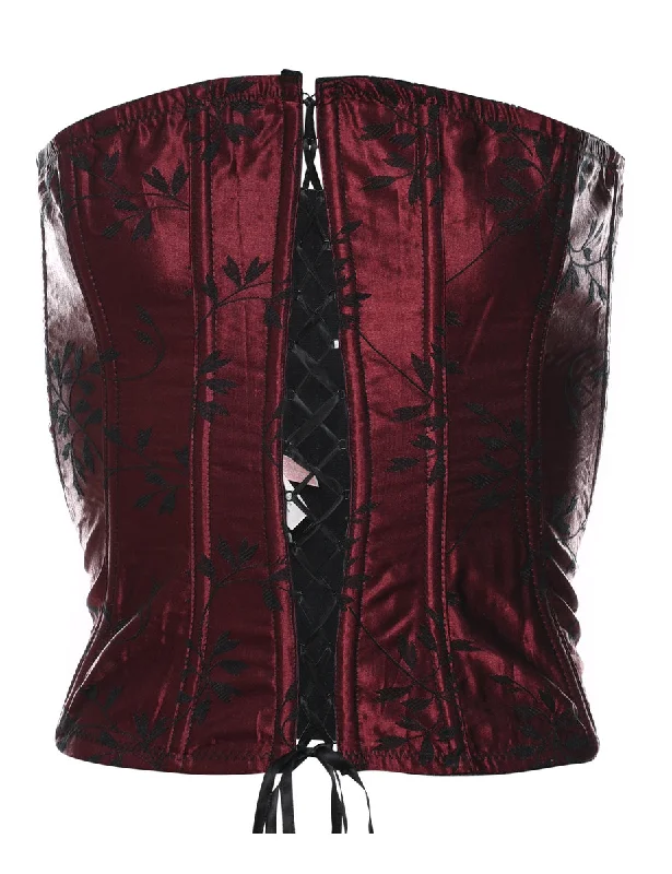 Fantastic Offers Floral Print Corset - S