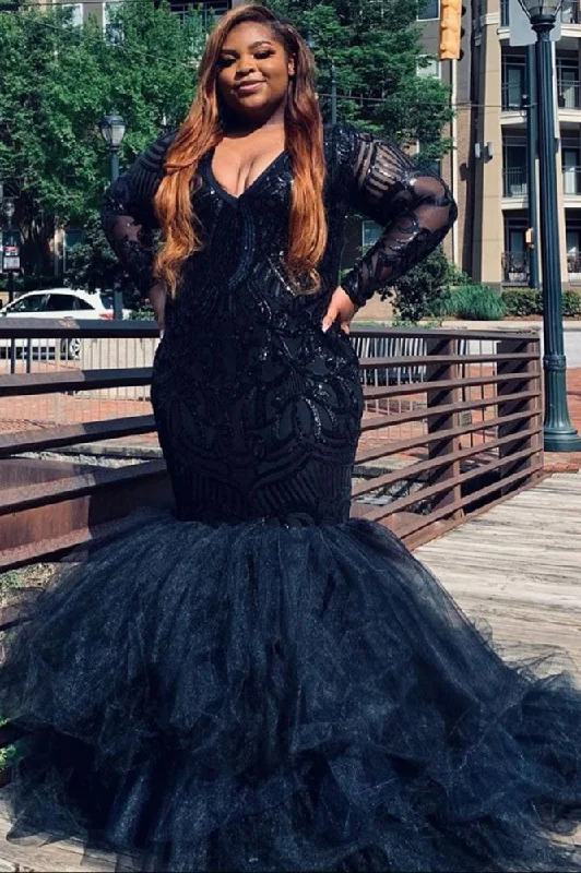 Instant Discount Plus Size V-neck Mermaid Evening Gowns Charming V-neck Feather Prom Gowns Instant Discount Plus Size V-neck Mermaid Evening Gowns Charming V-neck Feather Prom Gowns