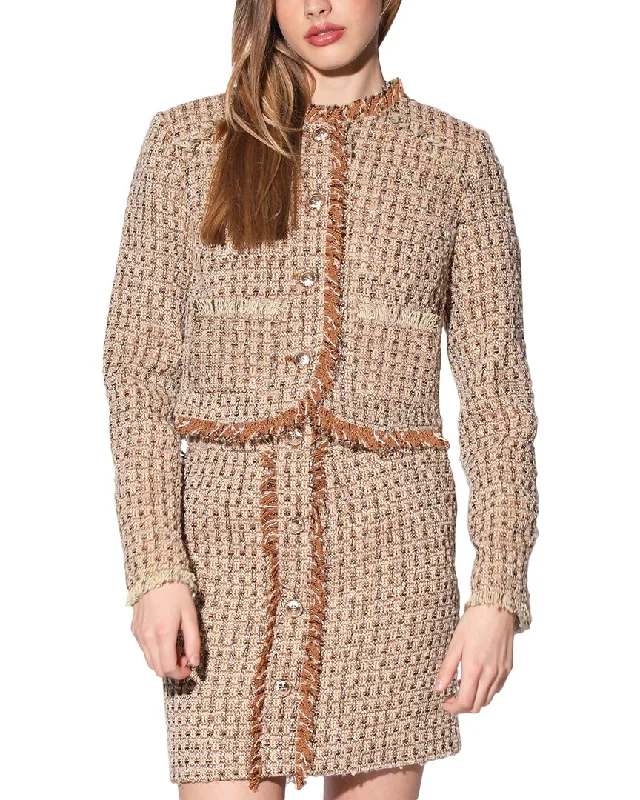 Special Discount Walter Baker Irene Boxy Fit Wool-Blend Jacket