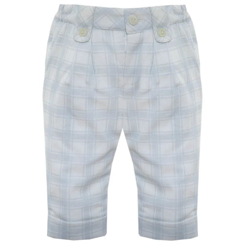 trendy mini dressPatachou Blue Check Pants