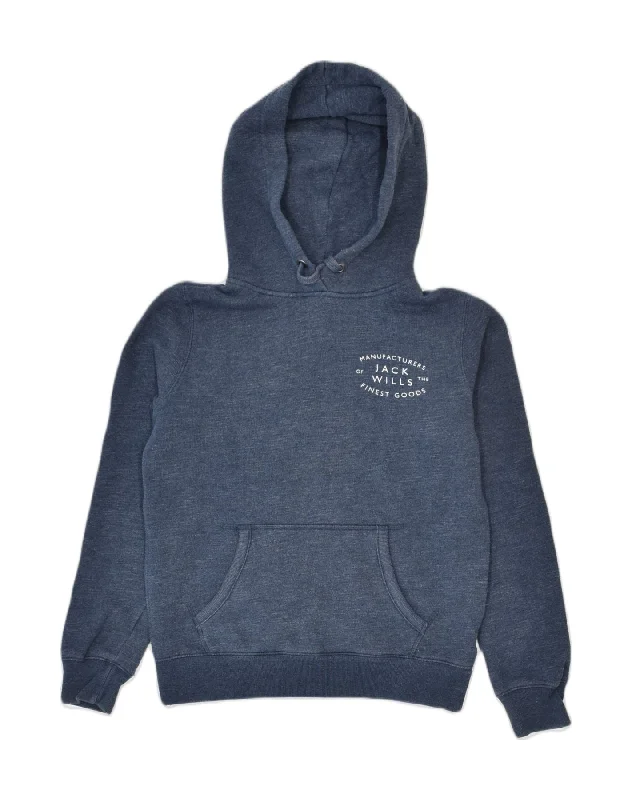Super Savings casual hoodie for fallJACK WILLS Womens Graphic Hoodie Jumper UK 8 Small Navy Blue Cotton Super Savings casual hoodie for fallJACK WILLS Womens Graphic Hoodie Jumper UK 8 Small Navy Blue Cotton