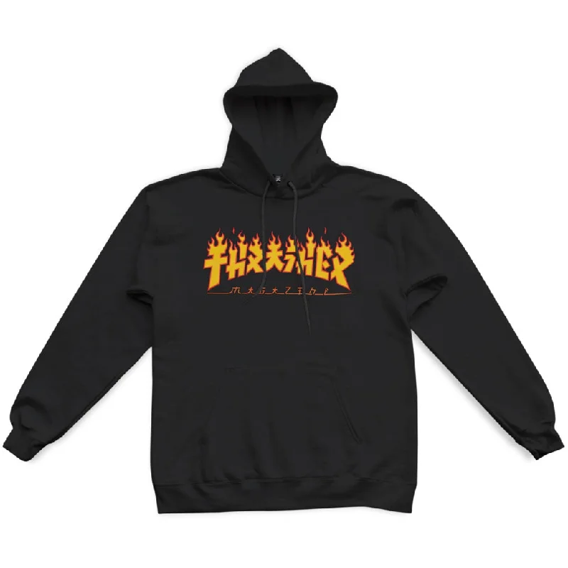 pullover workout hoodieThrasher Godzilla Flame Hoody