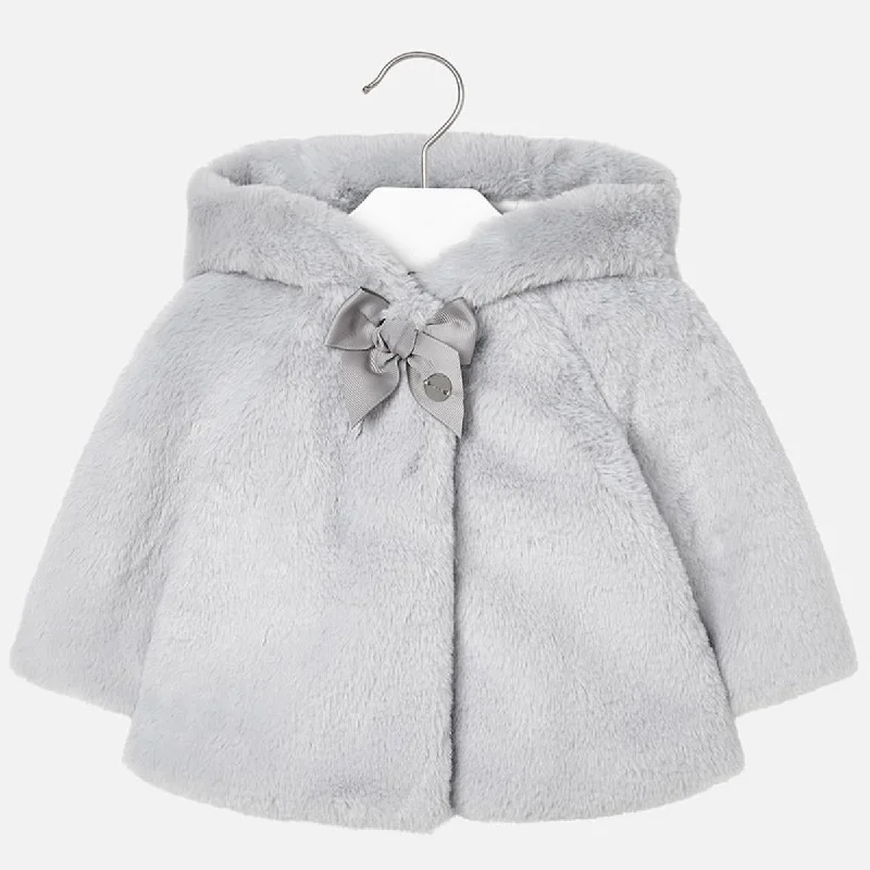 shift dressMayoral Gray Fur Coat