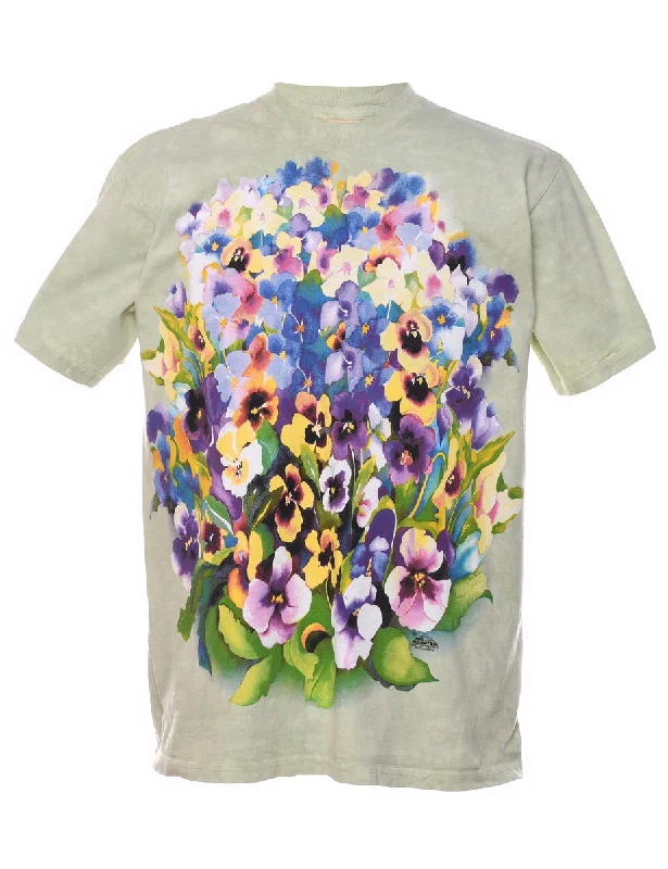 Today’s Deal Tie Dye Multi-Colour Tie Dye T-Shirt - M