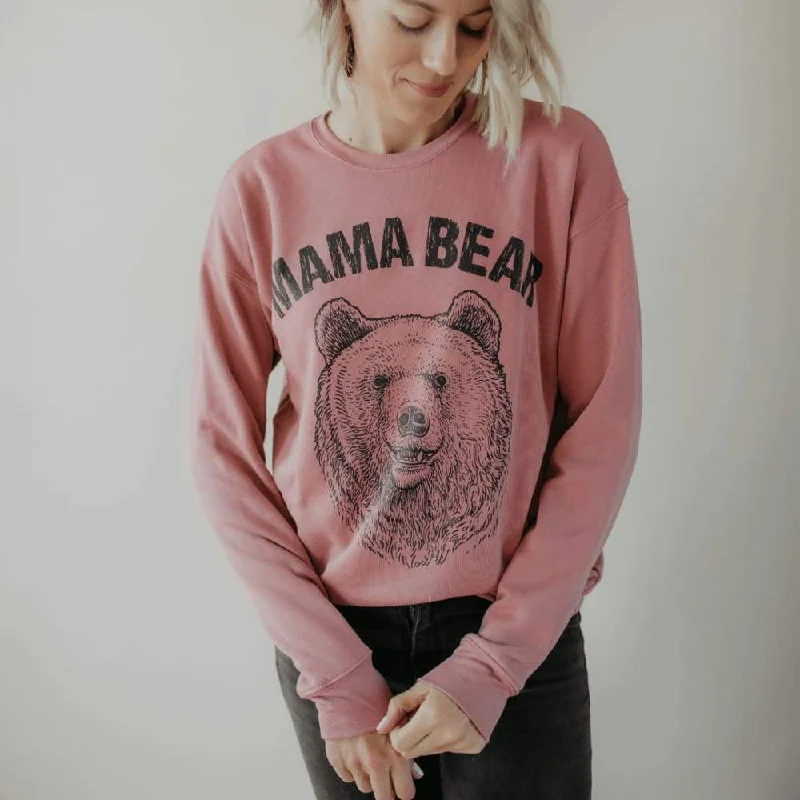 Deep Discounts zip-up gym hoodieMama Bear Sweatshirt