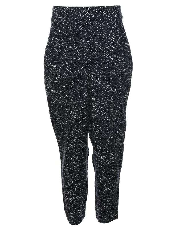 Savings Spectacular Spot Printed Trousers - W26 L28