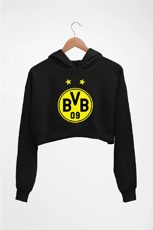Weekend Deal cozy hoodieBorussia Dortmund Crop HOODIE FOR WOMEN