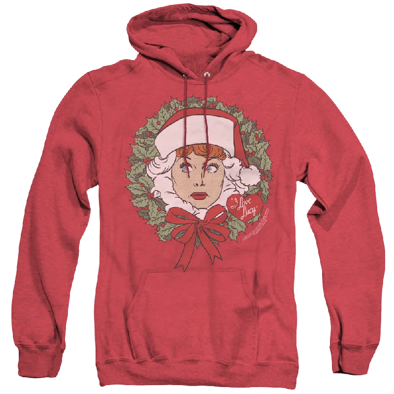 warm hooded jacketwarm hooded jacketI Love Lucy Wreath - Heather Pullover Hoodie