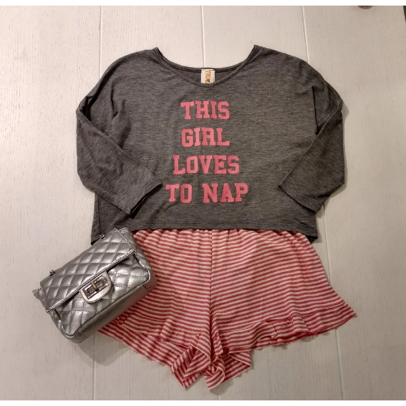 Can't Miss trendy wrap dressTru Luv Nap Shirt