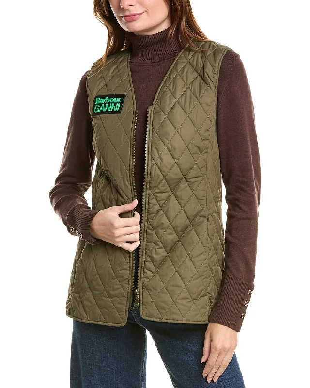 Limited Time Discount Barbour Ganni Betty Reversible Vest