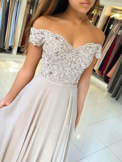 Amazing Deals Lace Prom Dresses Aline Off-the-shoulder Sweep Train Long Beautiful Prom Dress JKL1399 Amazing Deals Lace Prom Dresses Aline Off-the-shoulder Sweep Train Long Beautiful Prom Dress JKL1399