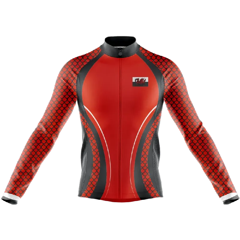The Best Prices urban sports sweatshirtWales Long Sleeve Cycling Jersey
