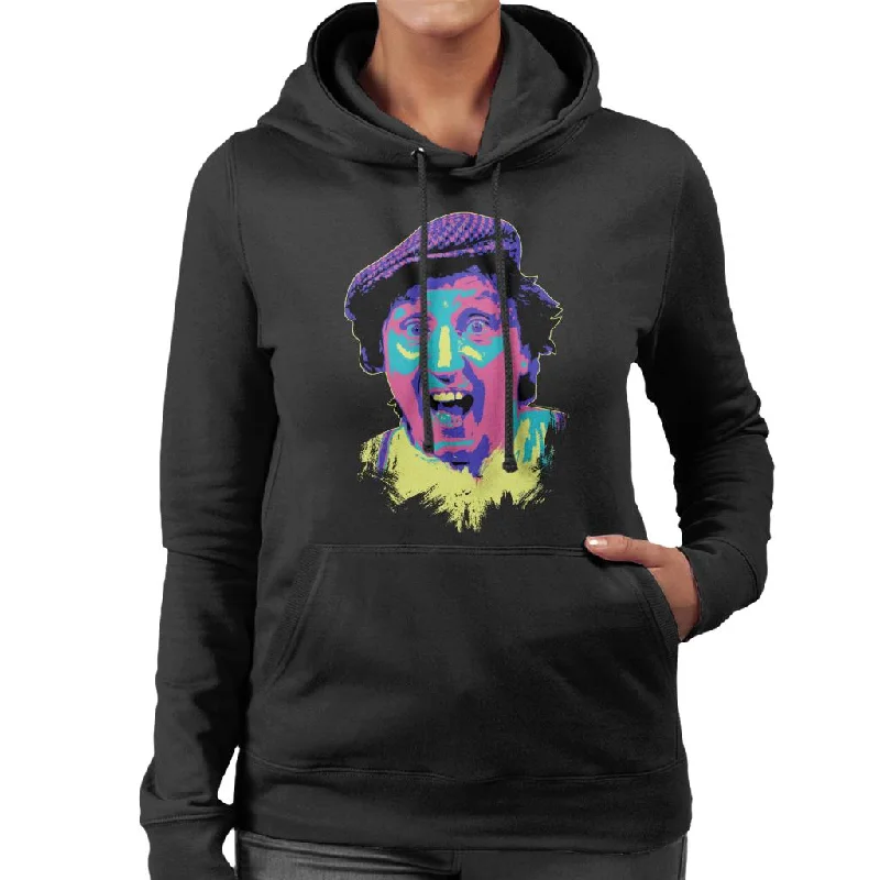 Price Blitz cool hoodieTV Times Comedian Ken Dodd 1978 Pop Art Stylised Women's Hooded Sweatshirt Price Blitz cool hoodieTV Times Comedian Ken Dodd 1978 Pop Art Stylised Women's Hooded Sweatshirt