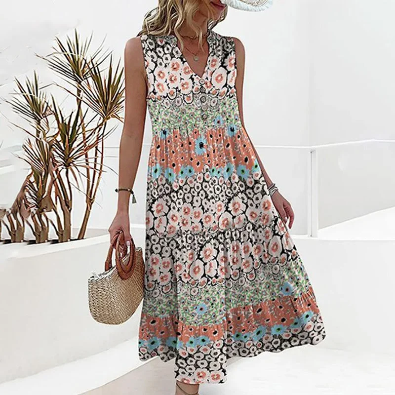 casual dressElegant Floral Dress