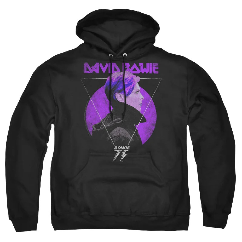 pullover hoodiepullover hoodieDavid Bowie Side Profile 75 Logo - Pullover Hoodie